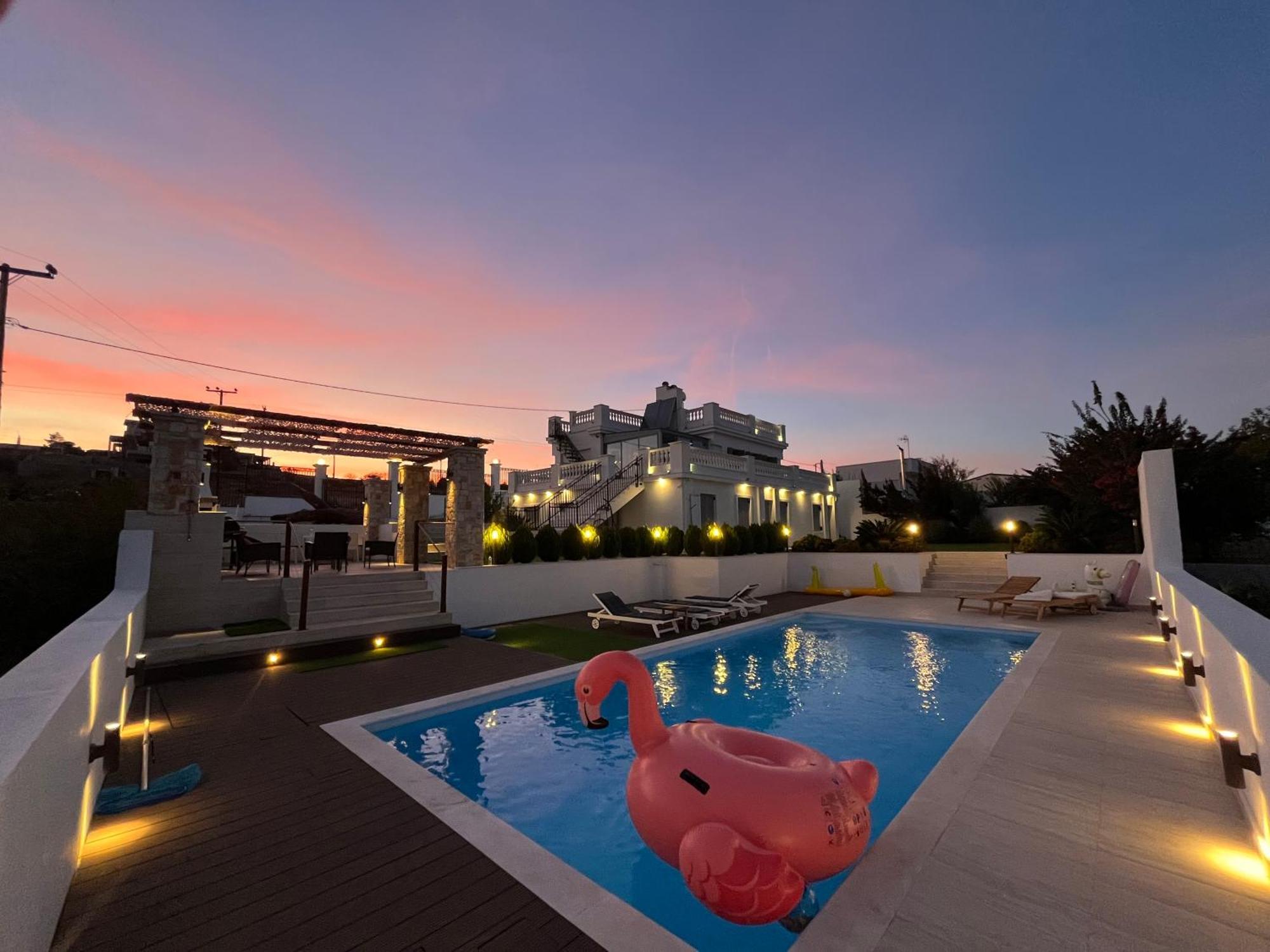 The White House Beach Villa Rafína Eksteriør billede
